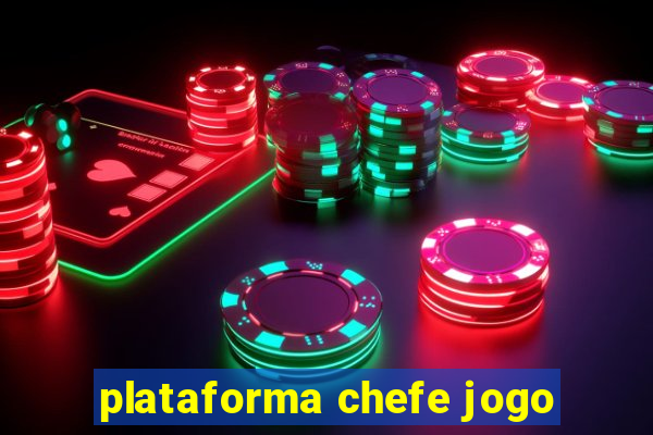 plataforma chefe jogo